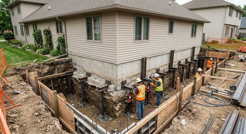 Foundation Underpinning in Yorktown, VA