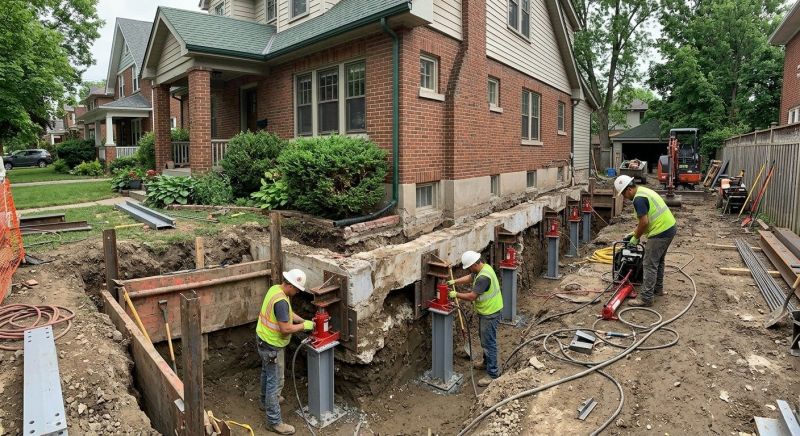 Foundation Underpinning in Yorktown, VA