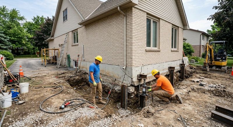 Helical Pile Installation in Yorktown, VA