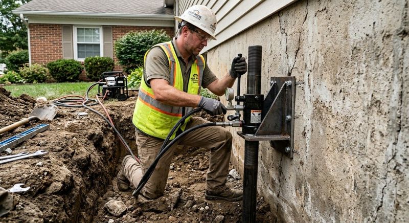 Home Foundation Leveling in Hampton, VA