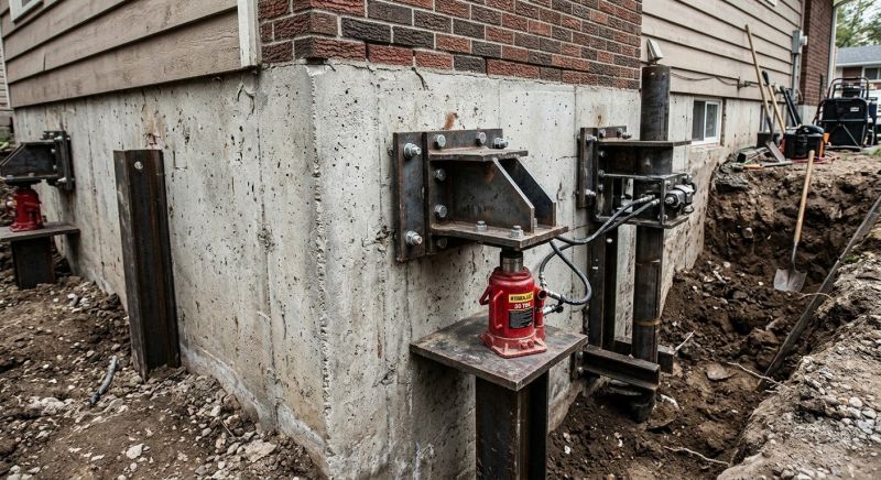 House Foundation Leveling in Yorktown, VA