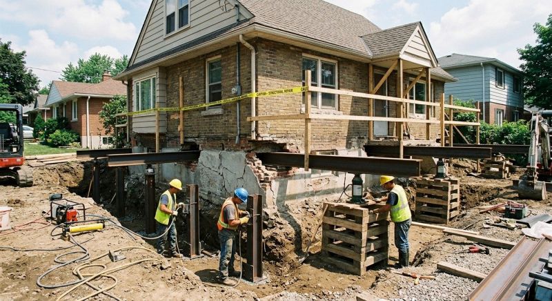 House Foundation Repair in Williamsburg, VA