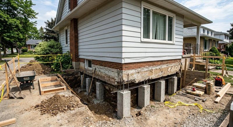 House Underpinning in Yorktown, VA