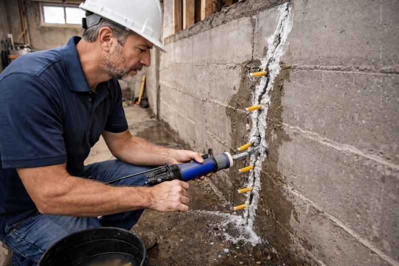 Leaking Foundation Repair in Yorktown, VA