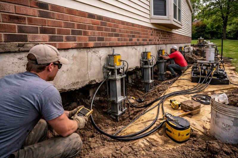 Settling Foundation Service in Newport News, VA