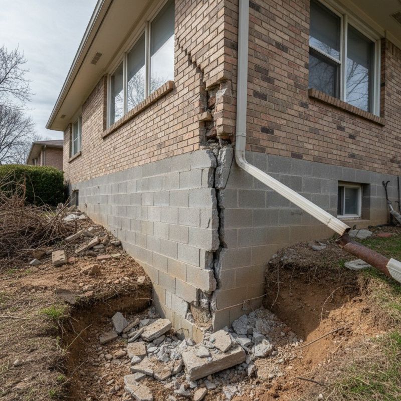 Settling Foundation Service in Poquoson, VA