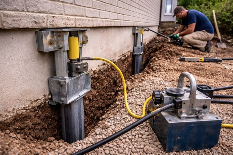 Sinking Foundation Repair in Hampton, VA