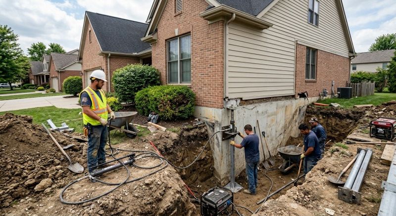 Sinking Foundation Repair in Yorktown, VA