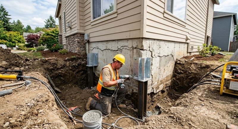 Structural Foundation Repair in Hudgins, VA