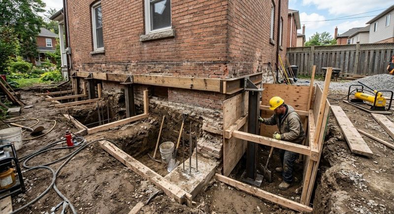 Structural Underpinning in Yorktown, VA